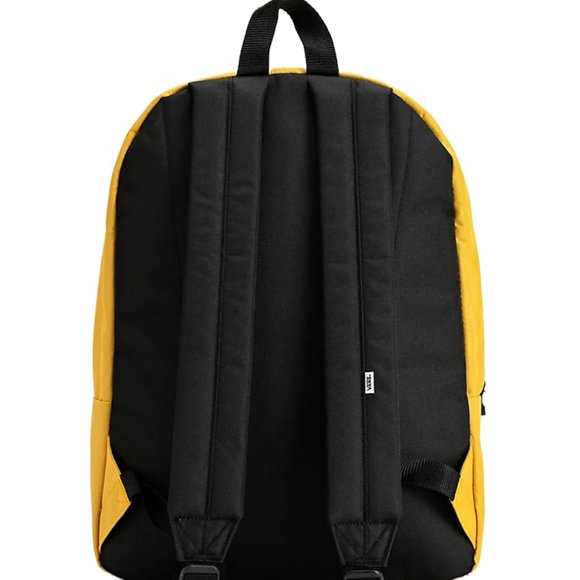 Vans Vans Realm Backpack Yellow Black Men's Women's Off The Wall VN0A3UI6LSV - Picture 5 of 6